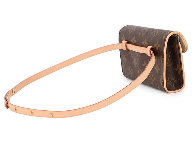 Louis Vuitton Monogram Pochette Florentine Marrone - vista 2