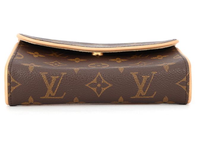 Louis Vuitton Monogram Pochette Florentine Marrone - vista 4
