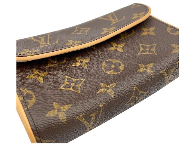 Louis Vuitton Monogram Pochette Florentine Marrone - vista 7