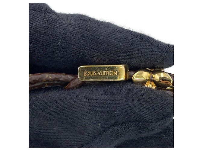 Bracciale Charm Monogram LV Bloom Louis Vuitton Marrone - vista 12