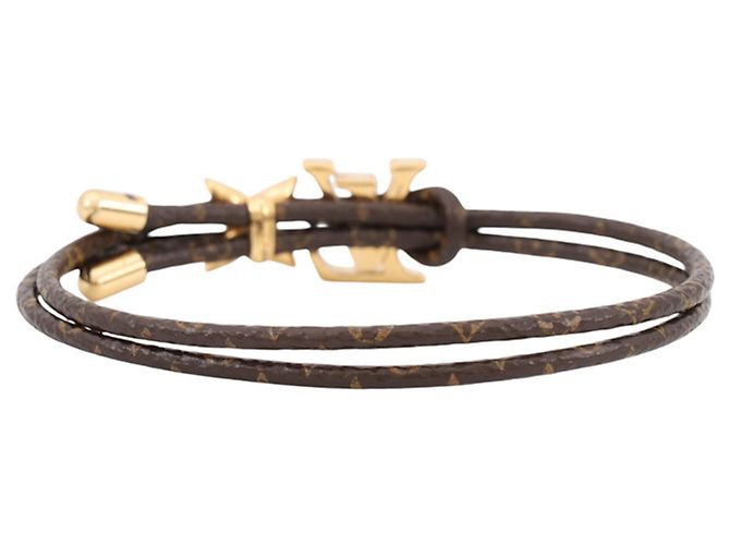 Bracciale Charm Monogram LV Bloom Louis Vuitton Marrone - vista 3