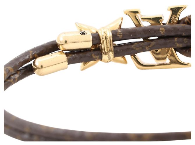 Bracciale Charm Monogram LV Bloom Louis Vuitton Marrone - vista 5