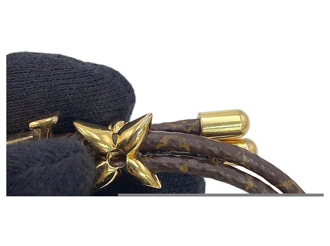 Bracciale Charm Monogram LV Bloom Louis Vuitton Marrone - vista 7