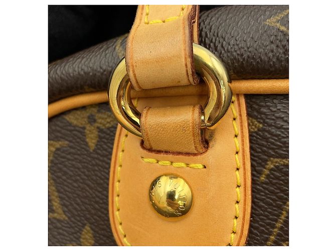 Borsa Louis Vuitton Monogram Montorgueil PM Marrone - vista 11