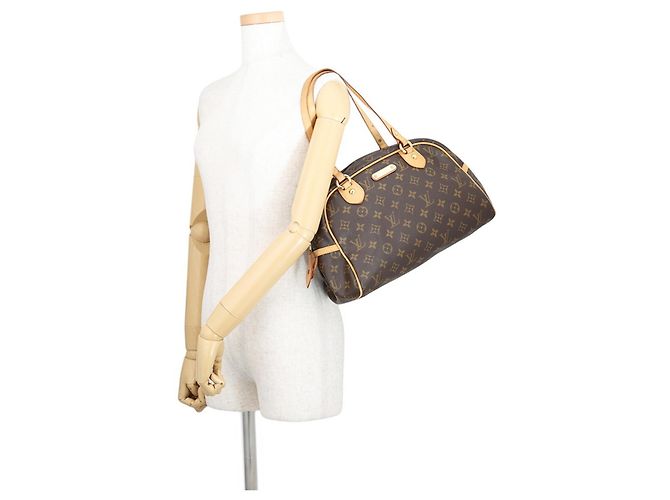 Borsa Louis Vuitton Monogram Montorgueil PM Marrone - vista 4