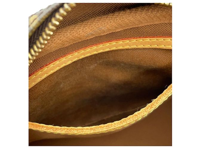 Borsa Louis Vuitton Monogram Montorgueil PM Marrone - vista 8