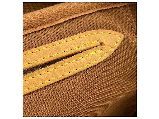 Borsa Louis Vuitton Monogram Montorgueil PM Marrone - vista 9