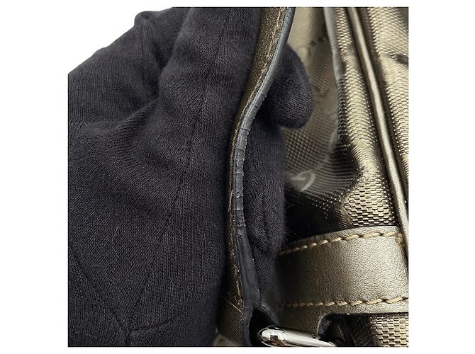 Borsa a Spalla Gucci GG Imprime Bronzo - vista 11