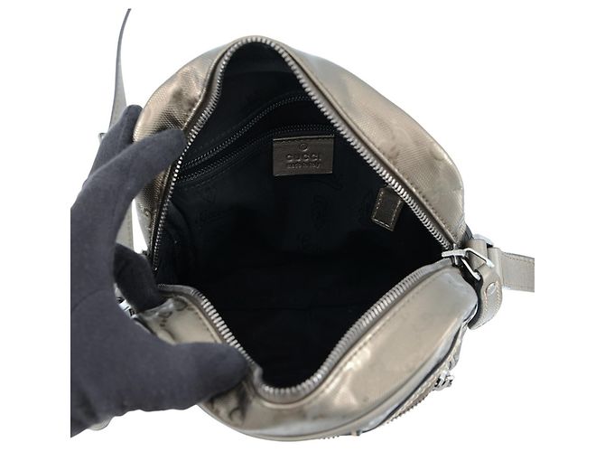 Borsa a Spalla Gucci GG Imprime Bronzo - vista 5