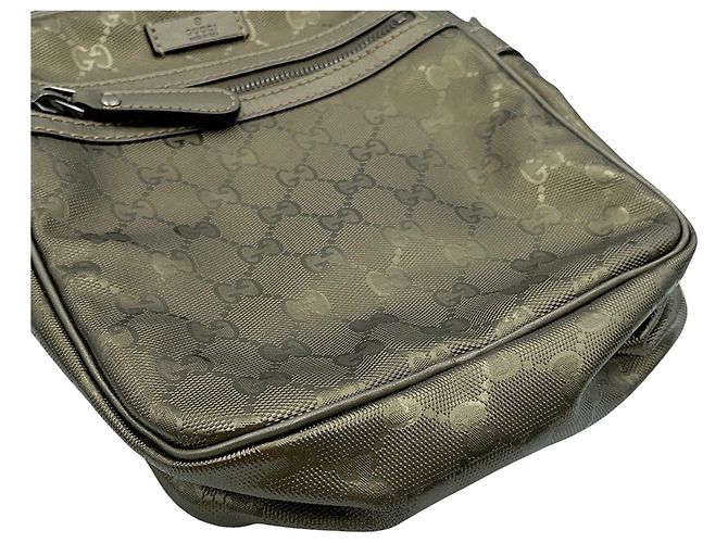 Borsa a Spalla Gucci GG Imprime Bronzo - vista 6