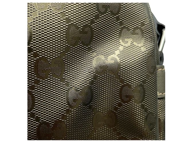 Borsa a Spalla Gucci GG Imprime Bronzo - vista 9