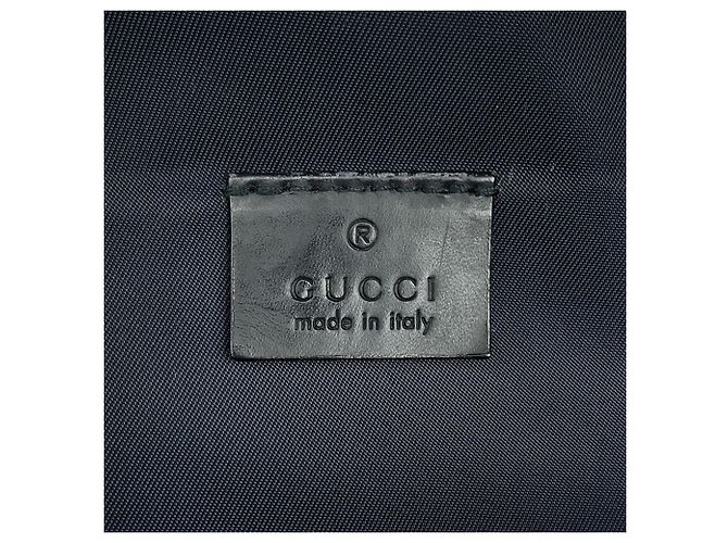 Borsa a tracolla Gucci - Marsupio Guccissima Blu navy - vista 17