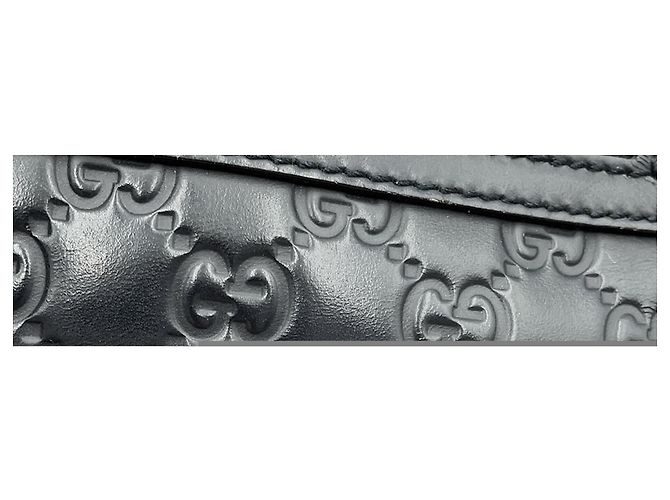 Borsa a tracolla Gucci - Marsupio Guccissima Blu navy - vista 8