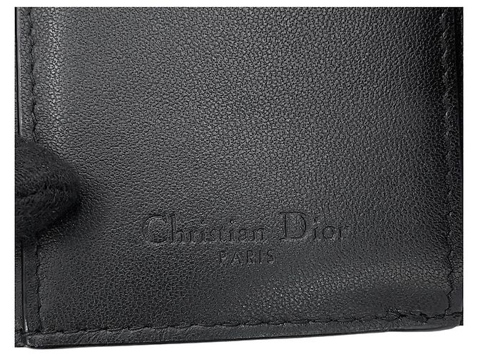 Portafoglio a tre pieghe Christian Dior Nero - vista 17