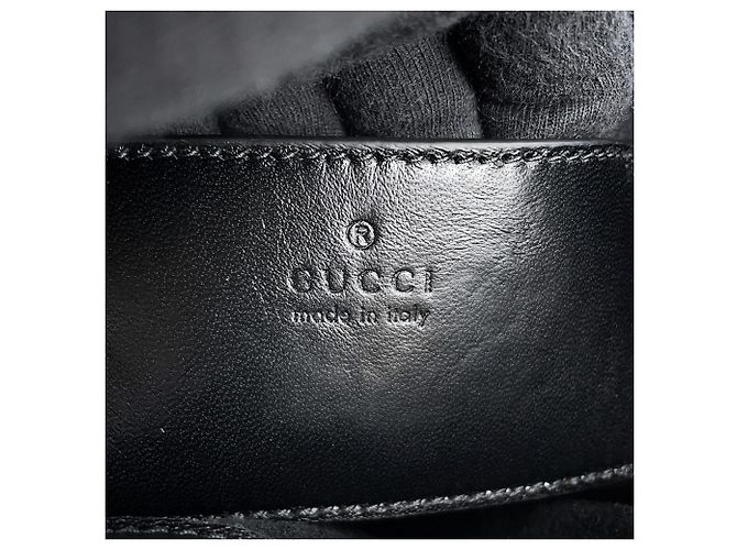 Gucci GG Marmont Lederrucksack Schwarz - Ansicht 14