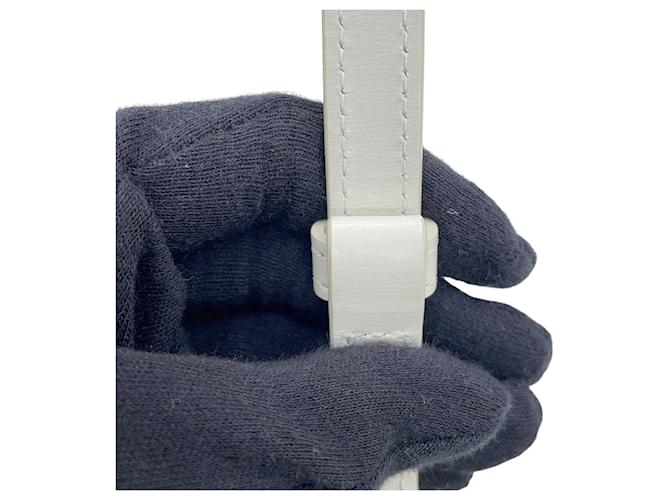 Céline Borsa a Spalla Celine Triomphe Mini Claude Bianco - vista 12