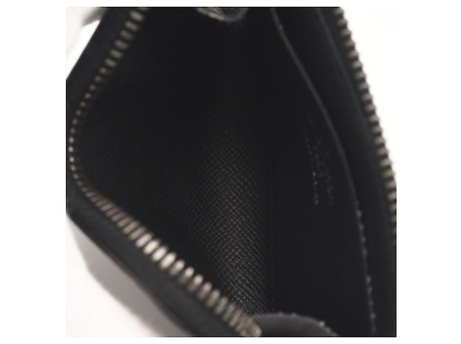 Louis Vuitton Monogram Eclipse Coin Case Black - view 11