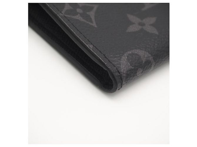 Louis Vuitton Monogram Eclipse Coin Case Black - view 9