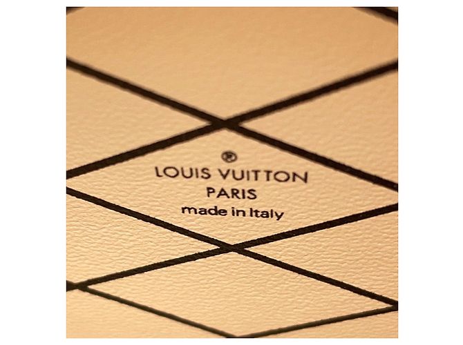 Borsa a mano Louis Vuitton Petite Boite Chapeau in pelle Nero Multicolore - vista 17
