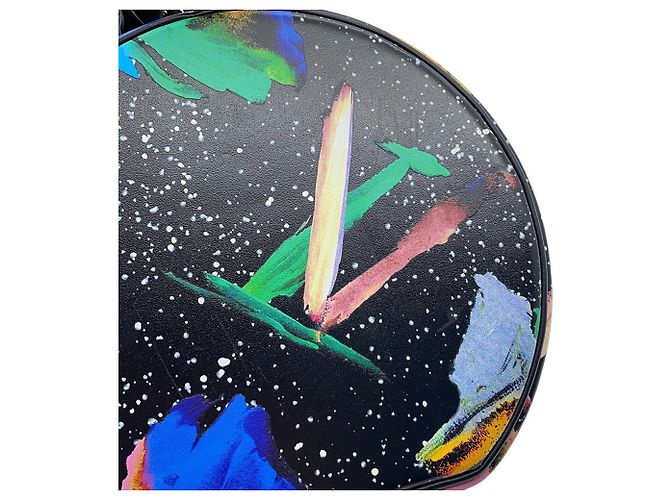 Borsa a mano Louis Vuitton Petite Boite Chapeau in pelle Nero Multicolore - vista 7