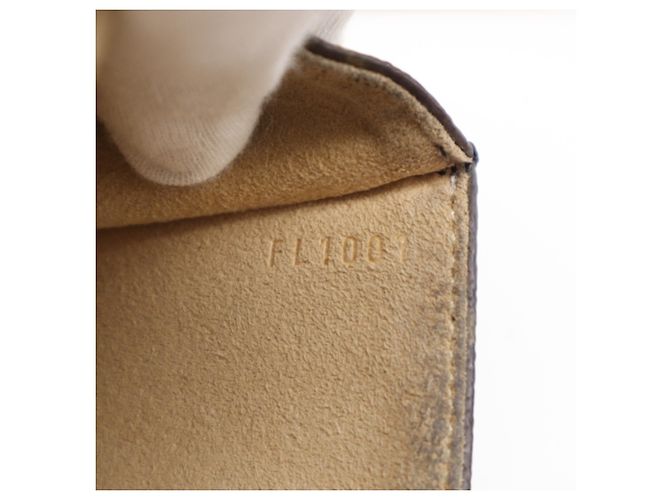 Borsa a tracolla Louis Vuitton Monogram Pochette Florentine Marrone Beige Monogramma - vista 14