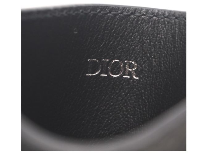 Tarjetero en jacquard negro Christian Dior - vista 14