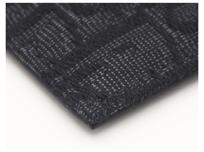 Tarjetero en jacquard negro Christian Dior - vista 9