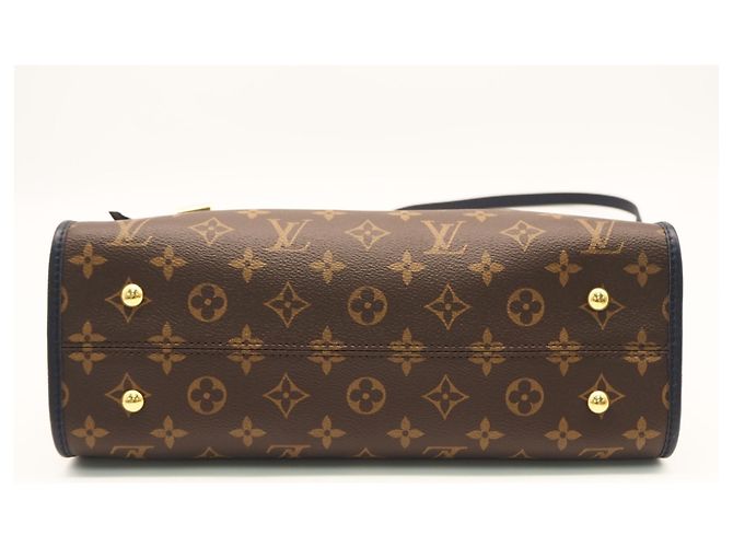 Borsa Louis Vuitton Monogram Popincourt PM Marrone Beige Blu navy Monogramma - vista 10