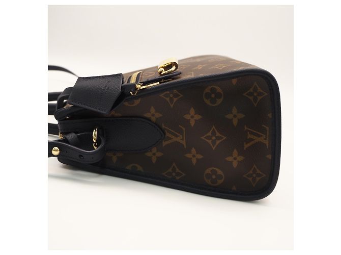Borsa Louis Vuitton Monogram Popincourt PM Marrone Beige Blu navy Monogramma - vista 12