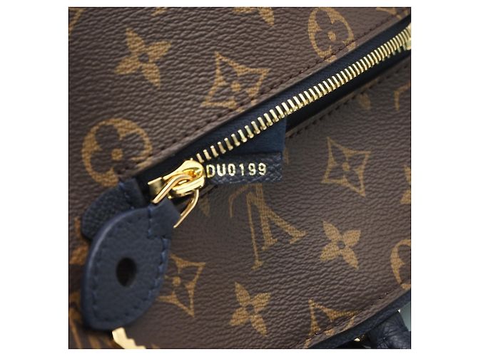 Borsa Louis Vuitton Monogram Popincourt PM Marrone Beige Blu navy Monogramma - vista 18