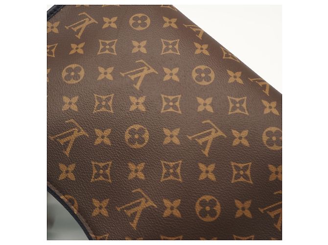 Borsa Louis Vuitton Monogram Popincourt PM Marrone Beige Blu navy Monogramma - vista 4