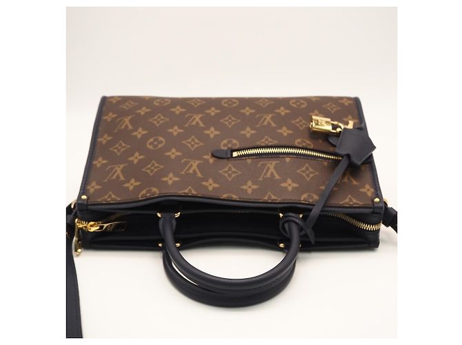 Borsa Louis Vuitton Monogram Popincourt PM Marrone Beige Blu navy Monogramma - vista 9