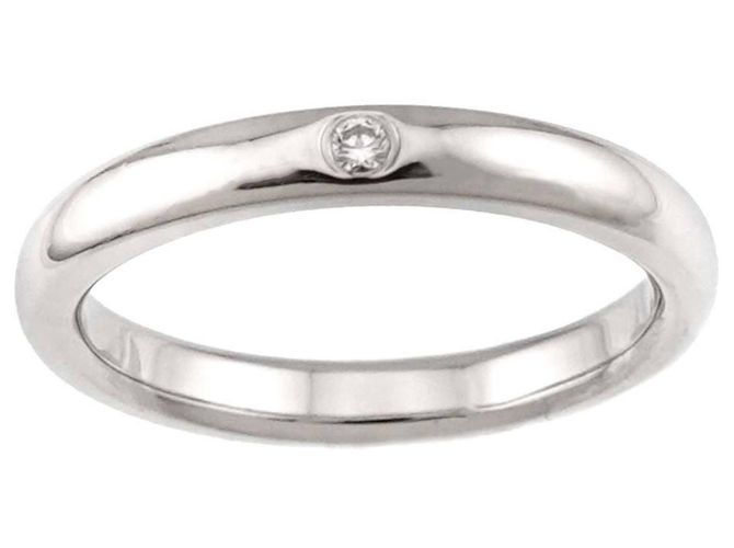 Anello stacking in platino Tiffany & Co. - vista 2