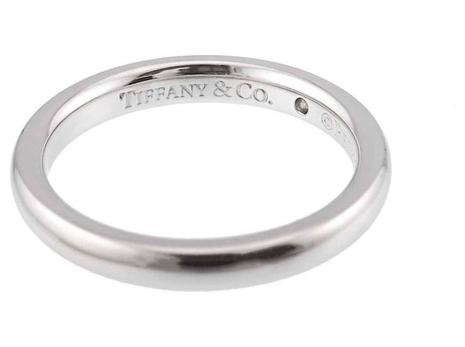 Anello stacking in platino Tiffany & Co. - vista 3