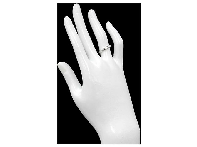 Anello stacking in platino Tiffany & Co. - vista 7