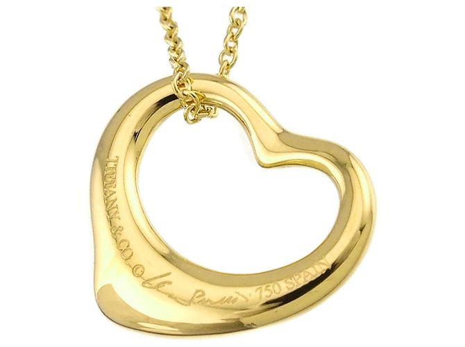 Collana a cuore in oro giallo 18K di Tiffany & Co. - vista 4