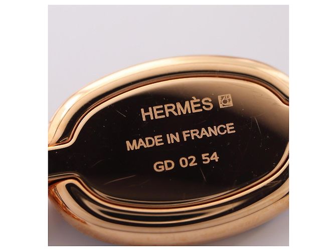 Hermès Hermes Chaine d'Ancre Mini Maillon PM Halskette Blau Golden - Ansicht 5
