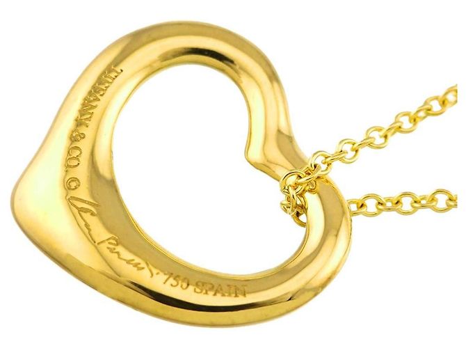 Collana a cuore in oro giallo 18K di Tiffany & Co. - vista 4