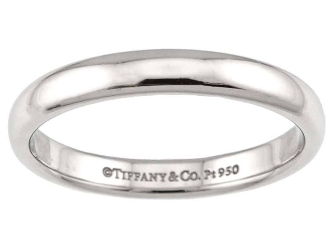 Anello a fascia Forever 1 in platino Tiffany & Co. - vista 2