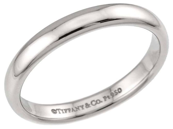 Anello a fascia Forever 1 in platino Tiffany & Co. - vista 4