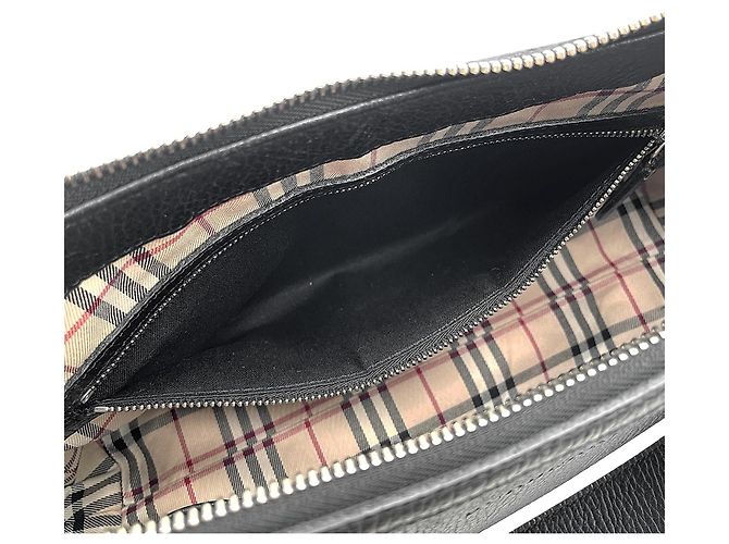Borsa a spalla singola Burberry Nova Check nera Nero - vista 8