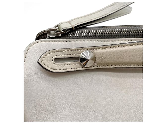 Borsa Fendi By The Way Mini Boston Bianco - vista 13