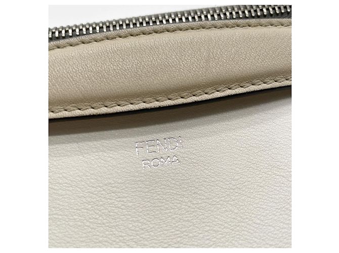 Borsa Fendi By The Way Mini Boston Bianco - vista 14