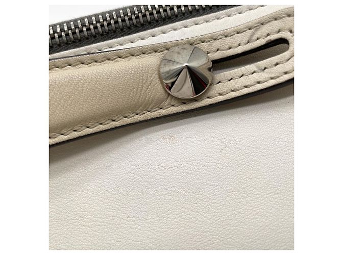 Borsa Fendi By The Way Mini Boston Bianco - vista 15