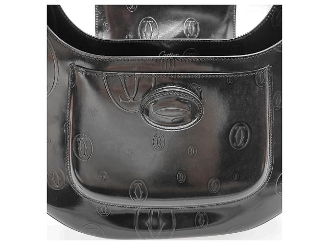 Borsa a tracolla Cartier Happy Birthday 2C Nero - vista 10