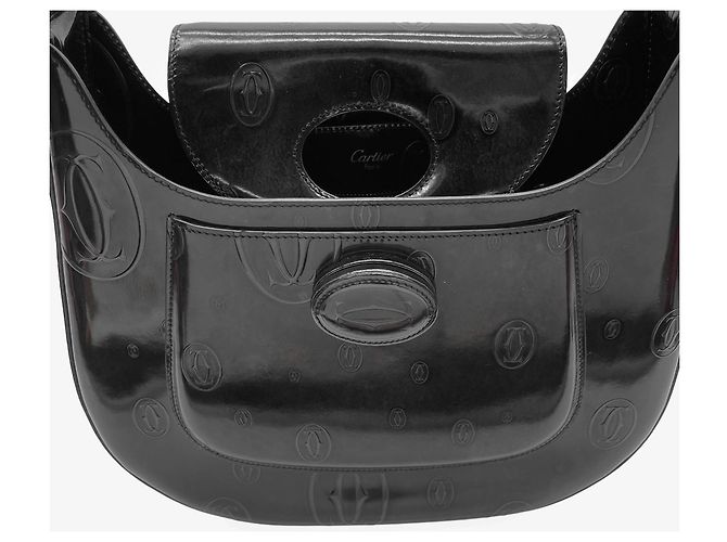 Borsa a tracolla Cartier Happy Birthday 2C Nero - vista 11