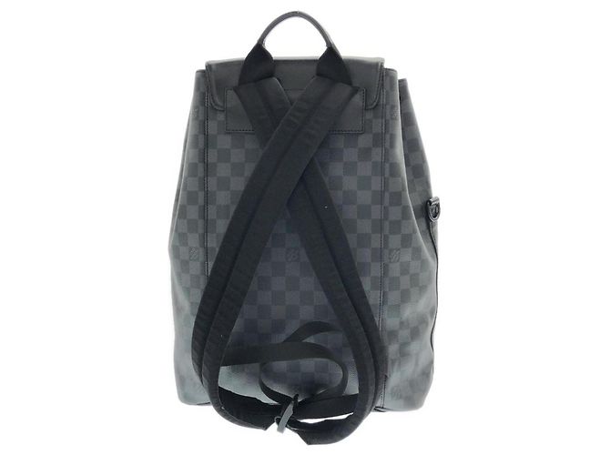 Zaino Louis Vuitton Damier Graphite Utility Nero - vista 2