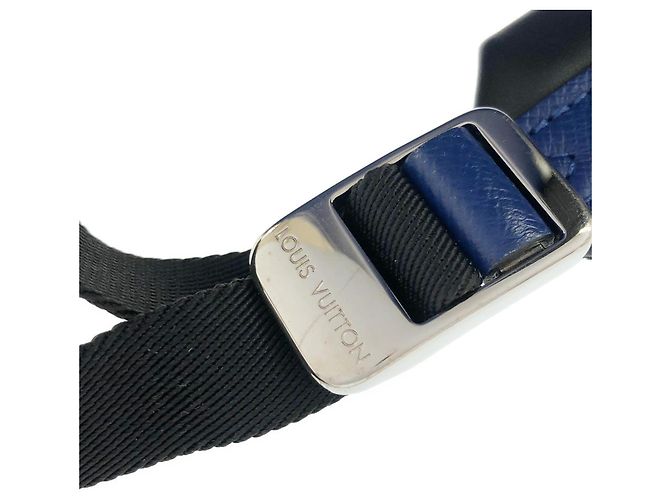 Zaino Louis Vuitton Taiga Discovery Blu - vista 7