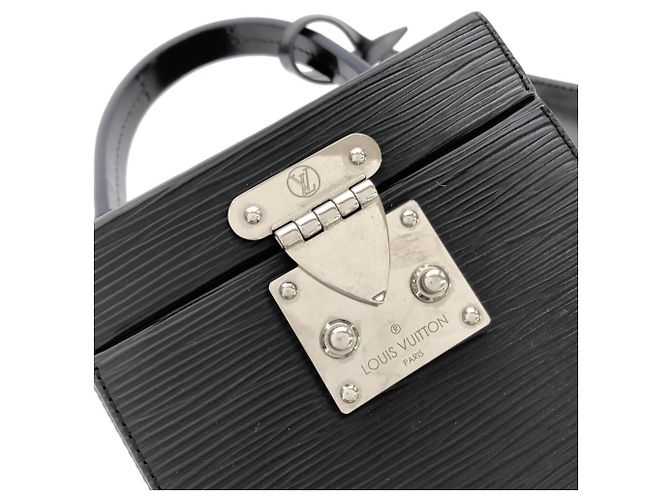 Borsa Louis Vuitton Epi Bleeker Box Nero - vista 4
