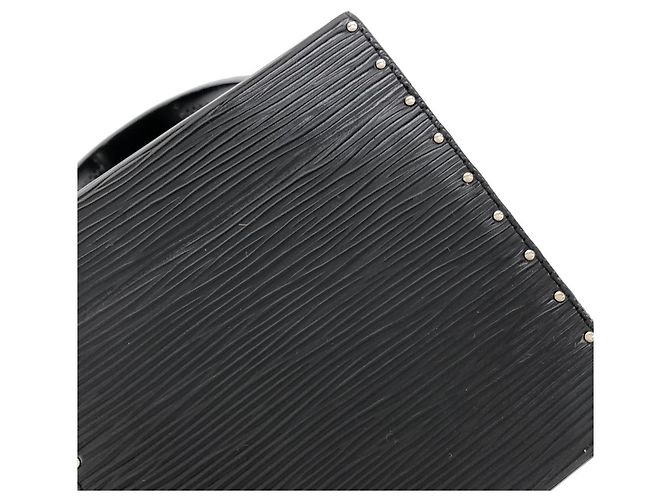 Borsa Louis Vuitton Epi Bleeker Box Nero - vista 5
